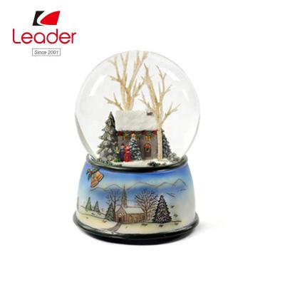 China China Winter Snow Globe Log Cabin Water Globe Cottage Bestselling Snow Globe for sale