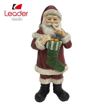 China Santa Claus Resin Country Christmas Decoration Santa Claus Supplies for sale