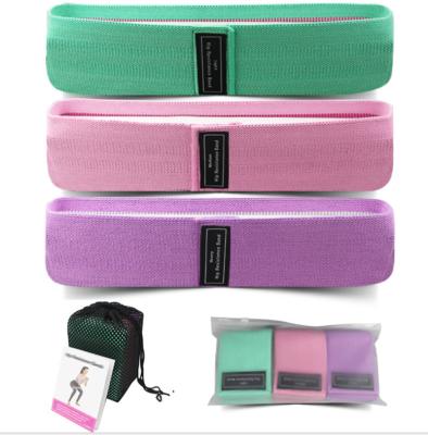 China Gym Fitness Manufacturers Supply Yoga Resistance Band Elastic Ring Yoga Band Strength Training Elastic Fitness Band for sale