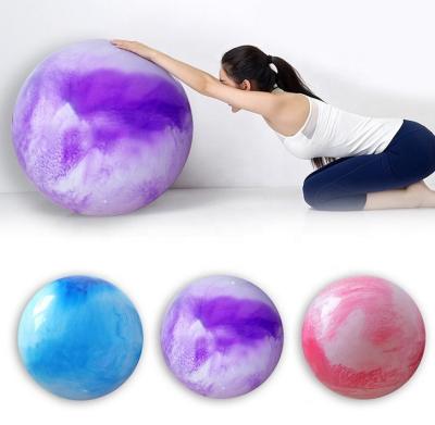 China Smooth Yoga Ball 45cm55cm65cm75cm85cm95cm Size Customization PVC Ball For Gym Yoga for sale