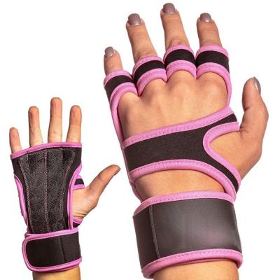 China Fitness Bodybuilding Amazon Outdoor Sports Weightlifting Gloves Neoprene Gloves Protector for sale