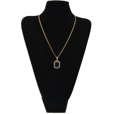 China Hip Polishing Men's Hot Selling Mini Diamond Gemstone Coupons Xoxo Birthstone Necklace Pending Sets for sale