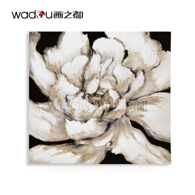 China Modern Art Oil Painting Canvas Art Home Decor Oil Painting Modern Bedroom Office Flower Wall Handmade for sale