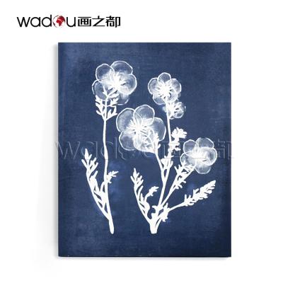 China Small Modern Gorgeous Modern Canvas Print Original Decoration Office Design Flowers Photo Printing Canvas Poster for sale