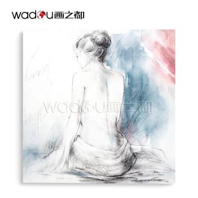 China Modern Good Women Art Canvas Printing Portrait Fashion Art Print Wall Textured Family Decor Custom Oil Painting Wall Art for sale