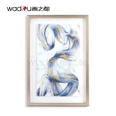 China Custom Designer Canvas Abstract Wall Art Custom Glass Wall Art Framted Art For Home Premium Quality Abstract Framed for sale