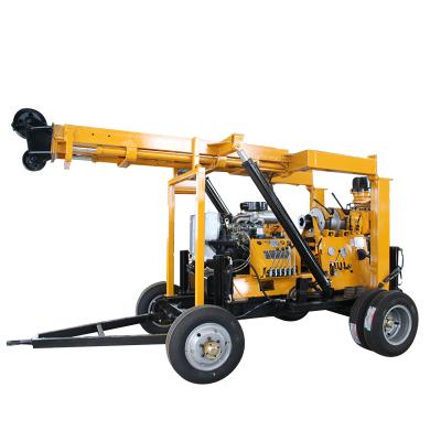 China Drilling water well 400m 600 meters deep portable water well bore hole drilling rig machine 500 meters for sale