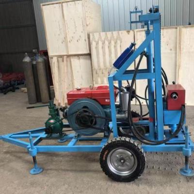 China Lightweight Water Well Drilling Farm Earth Hole Electric Motor Water Well Drilling Rig Machine for sale