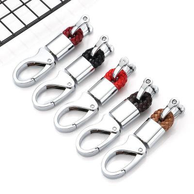 China Metal Super fiber Dynamic rope personalized creative metal waist hanging car key rope for sale