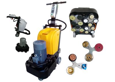 China 3 Phase 16 Heads 11HP Stone Floor Polisher Terrazzo Polishing Machine Equipment for sale