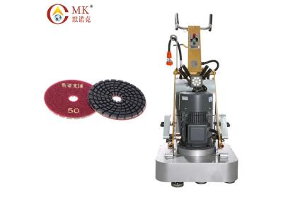 China 15KW 700mm Manual Terrazzo Floor Grinder 4 Grinding Plates for sale