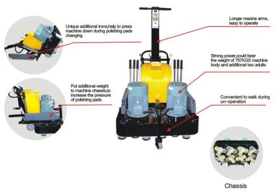 China Large 24 Heads Wet And Dry Terrazzo Floor Grinder Concrete Grinding machine for sale