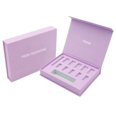 China Recyclable Luxury Press On Nails Nail Packaging Box For Nail Sets for sale