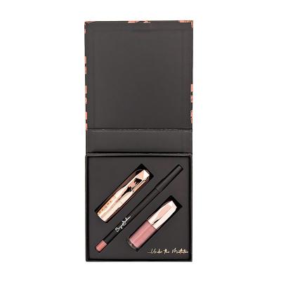 China Recyclable Wholesale Cosmetics Favor and Lipliner Box Lipstick Set Paper Packaging for sale