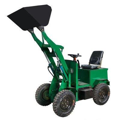 China Building Material Shops Cheap Price Mini Electric Diesel Bucket Loader 350kg 400kg 500kg 1000kg Mini Four-drive Bucket Loader for sale