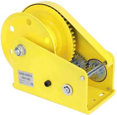 China Smooth Running 500kg 1000kg 1500kg Self Locking Auto Brake Mini Hand Winch for sale