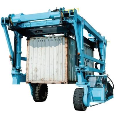 China Port mobile gantry crane crane disesl drive 35ton 45ton rubber tire container straddle carrier for sale