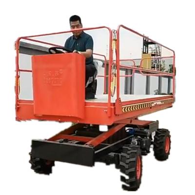 China Widely Electric Rough Terrain Fast Speed ​​Hydraulic Scissor Lift Platform for sale