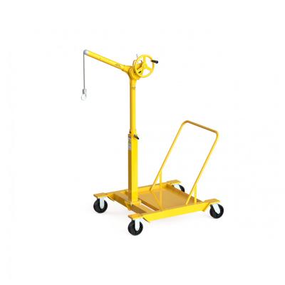 China Other 200kg 300kg 500kg 1ton Small Mobile Crane Mini Lift Floor Crane Foldable Shop Portable Crane for sale