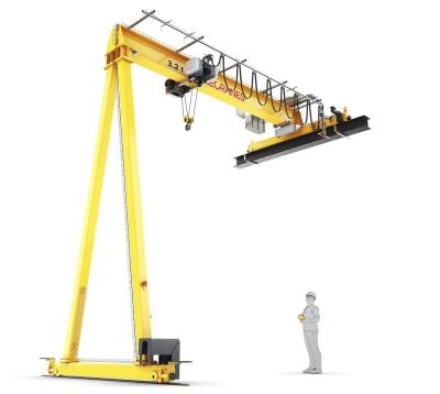 China Single Girder Gantry Crane Usage Half Gantry Crane Outdoor Electric Semi Crane Prices for sale