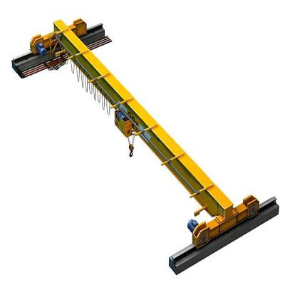 China Bridge Crane Single Girder 10ton Overhead Crane Bridge Crane Factory Customized Remote Control Crane for sale