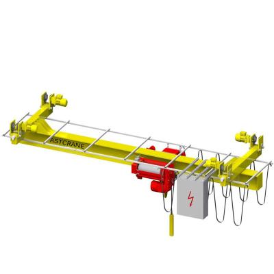 China 1TON 2TON 3TON 5 TON Hang Type Indoor Single Girder Bridge Crane 5ton 10ton Bridge Crane For Sale for sale