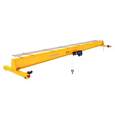 China Wireless Remote Control Industrial Type Bridge Crane LDA 5ton 10ton Single Girder Overhead Bridge Crane for sale