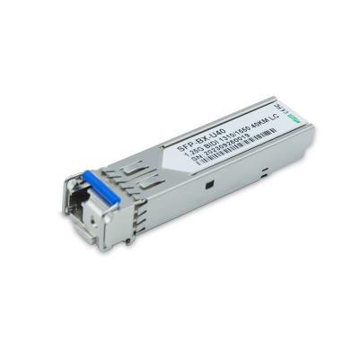 China 1.25GBASE 1G Transceiver BiDi SFP LC Connector Einzelmodus 40km 1310nm TX 1550nm RX Transceiver Modul zu verkaufen