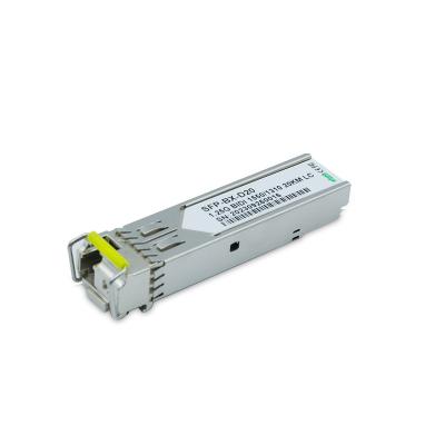 China Cisco-kompatibel 1.25GBASE BiDi SFP LC-Konnektor Einzelmodus 20km 1550nm TX / 1310nm RX 1 G SFP zu verkaufen