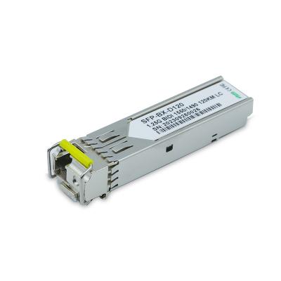 China 120km 1G Sfp Transceptor 1550nm TX 1490nm RX Modulo de Transceptor Super Largo Alcance 1.25GBASE BiDi Modo único en venta