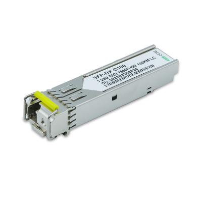 中国 1.25GBASE BiDi超長距離 1Gトランシーバー SFP LCコネクタ シングルモード 100km 1550nm TX 1490nm RXトランシーバー 販売のため