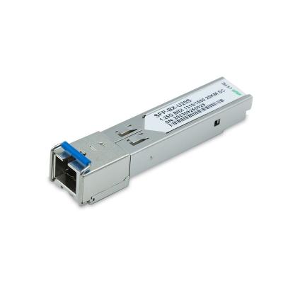 China BiDi 1.25GBASE 1G Transceptor Conector SC Modo único 20km alcance 1550nm TX / 1310nm RX módulo de transceptor en venta