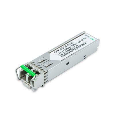 China 1.25GBASE 1550nm 100km Duplex LC SMF 1GB módulo SFP Cisco Compatible en venta