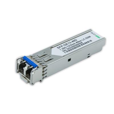 China 1.25GBASE 1G Transceptor SFP Duplex LC Connector SMF 40km alcance 1310nm módulo de transceptor en venta