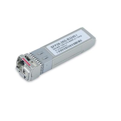 中国 SFP28 25Gトランシーバー シスコ互換1330nm-TX/1270nm-RX 40km DOM LC SMF I-Tempトランシーバーモジュール 販売のため