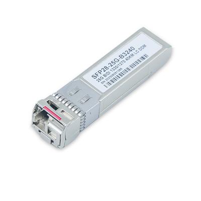 中国 SFP28 1330nm-TX 25G オプティカルトランシーバー シスコ対応 1270nm-RX 40km DOM LC SMF 販売のため