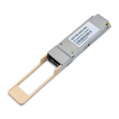 China 200GBASE QSFP56 SR4 200G optischer Empfänger 100m MTP MPO-12 zu verkaufen