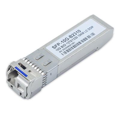 Chine 10GBASE BIDI SFP+ Émetteur-récepteur compatible Cisco 1270nm TX 1330nm RX Émetteur-récepteur SMF LC Simplex 10km à vendre