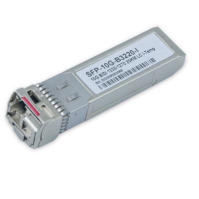 China BIDI 10G SFP+ Transceiver 1330nm TX 1270nm RX 20km Simplex LC SMF for sale