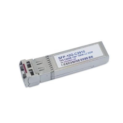 China Cisco-kompatible 10G-optischer Transceiver CWDM SFP+ 1290nm 10km Duplex LC SMF-Transceiver zu verkaufen