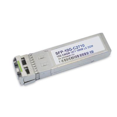 China Duplex LC SMF 10G Optical Transceiver Cisco kompatibel mit 10G CWDM SFP+ 1270nm 10km zu verkaufen