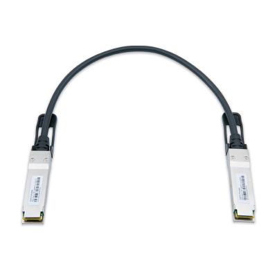 中国 1m 3ft 40G QSFP+ to QSFP+ Twinax Direct Attach Copper Cable 30AWG 販売のため