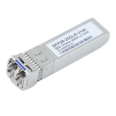 中国 40km 25GBASE-ER SFP28 1310nm Duplex LC SMF Optical Transceiver 販売のため