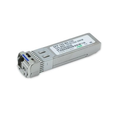 Chine 10GBASE BIDI SFP+1270nm TX/1330nm RX 20km Simplex LC SMF Transceiver Module à vendre