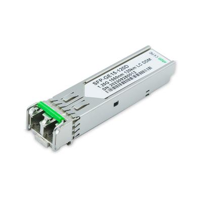 Cina 1.25G Base SFP 1550nm 120km Cisco Compatible  Duplex LC SMF Transceiver Module Cisco Compatible in vendita