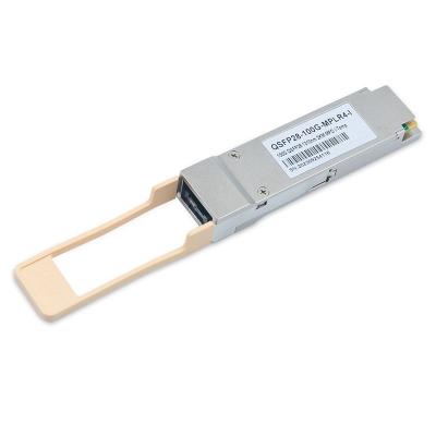 China 100G Optical Transceiver QSFP28 1310nm Over SMF 2km MTP MPO-12 I-Temp Optical Transceiver Module à venda