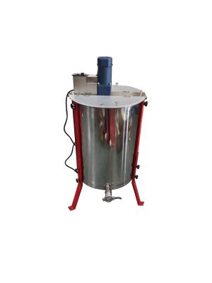 China Electric 4 Frame 201 Stainless Steel Honey Extractor With Stainless Steel Stands for sale