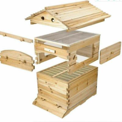 China Self Flow Bee Hive Frames Wooden Beehive and Frame Fir Wood For Beekeeping for sale