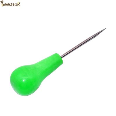 China 2022 Multiple Functional Beekeeping Tools Stainless Steel Awl with Plastic Handle for sale