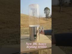 Transparent Heated Honey Settler 29L Stainless Steel Honey Tank With Heater